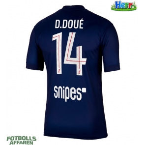 Paris Saint-Germain Desire Doue #14 Hemmatröja 2025-26 Kortärmad